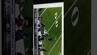 21 yard behind the back pass from Jacoby Brissett to Marcus Johnson. Colts Saints 2019 MNF!!!#shorts