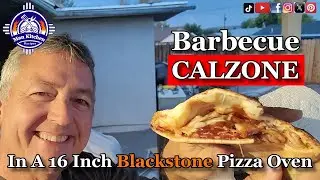 Cook A Perfect BBQ Calzone In A Blackstone Pizza Oven Every Time!
