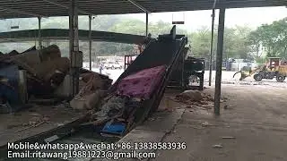 MSW SHREDDING/Solid Bulky Waste Shredder for waste furniture