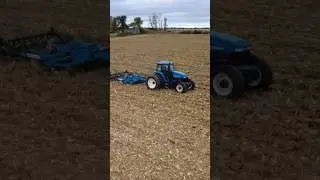 Fall tillage with our New Holland 8770 and DMI 527! #farming