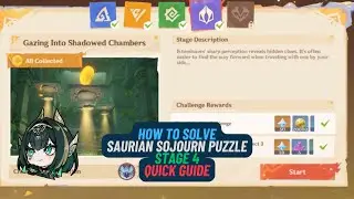 Saurian Sojourn Puzzle Stage 4  - Quick Guide | Genshin Impact Nod Krai 