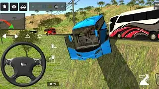 Euro Bus Driving Game Public Transportation 2024 -  Indonesia Bus Simulator Android Gameplay #1802