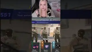 NEW SEASON RANK REVEAL 🫣 #cs2 #girlgamer #counterstrike2 #egirl #twitchclips #csgo
