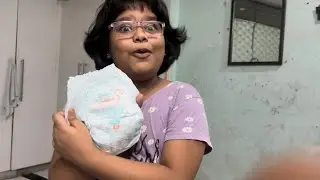 Day 21 || ye kya kar diya 😭|| diaper se snow ⛄️🤪