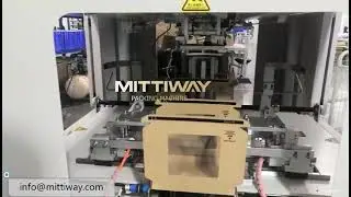 Self-Locking box bottom locker machine,automatic case packer machine,tray former