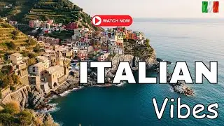 Romantic Day in Italy 🇮🇹 Calm Seaside & Historic Scenery