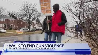 Walk to raise gun violence awareness in Prince George's County