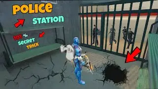 How To Enter In Police Station | 101% Secret Trick | Rope Hero Vice Town New Update |Hard Spider 2.0