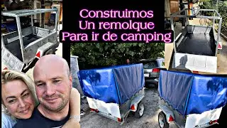 Cómo hacer un remolque de carga, hacemos un remolque para irnos de camping ⛺️ #remolque#camping