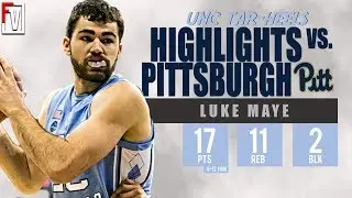 Luke Maye UNC vs Pitt - Highlights | 1.5.19 | 17 Pts, 11 Rebounds