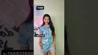 Meesho Night wear under ₹400😍❤️ #nightwear #nightsuit #meesho #meeshohaul #sumedhafam #thesumedha