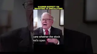 Warren Buffett On Investing VS Speculating&hellip; #stockmarket #investing #stocks #investment #shorts