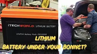 ЛИТИЕВАЯ БАТАРЕЯ ITECHWORLD ПОД КАПОТОМ? 😲 | PRADO 150