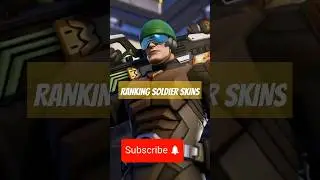 Ranking Soldier Skins #pc #overwatch2 #dps #fps #fyp #flats #emongg #jay3 #ml7 #shortsvideo #shorts