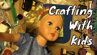 Crafting With Kids ~ Making Tags with Sadie & Z ~ DancesWithPitBulls ~