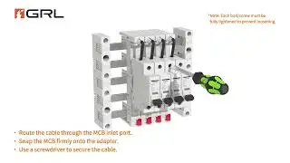 GRL Busbar System | DN55626 Five-Wire Busbar System Adapter Installation and Removal Guide