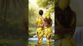 Shorts# Adam and Eve trying out new outfits be like ... lol