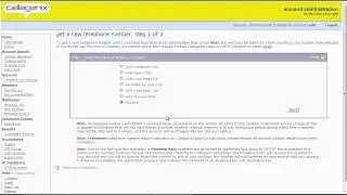 Callagenix How to assign a number to service