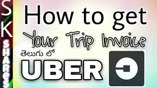 తెలుగు లో - How to get your Uber Trip receipt or invoice in telugu