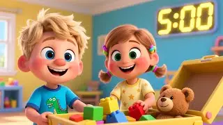 Clean Up Song for Kids (5 Minute Race) | Tidy Up Game