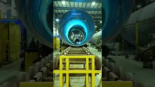 #welding wind tower shells together at Marmen Energy #weld #manufacturing #windturbine