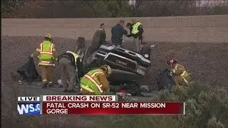 Man killed after truck flips on SR-52 in Santee