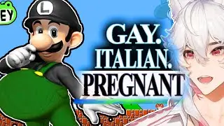 The Unbelievable Lore of Pregnant Gay Luigi | Bad Art History || Frankie Fey React