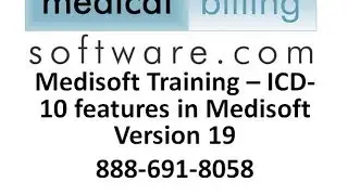 Medisoft Version 19 ICD 10 features explained from www.MedicalBillingSoftware.com