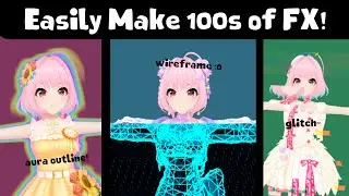 How To Make Cool Effects For Your VRChat Avatars and Worlds! (Unity Screenspace FX Tutorial)