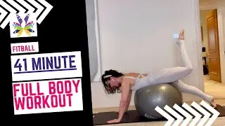 Express FitBall Pilates Full Body Workout (41 mins) #pilates #fitball #fullbodyworkout