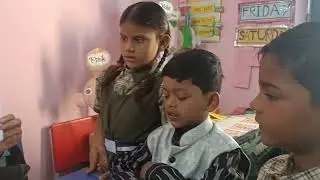 Adding letters to farm a new word activity in Model primary school 🏫 Vemulapadu 