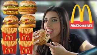 EATING A FAMILY SIZED MCDONALDS MEAL IN ONE SITTING (FULL VID NO CUTS)