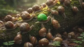 Discovering Unique Snail Colonies #UniqueWildlife #NatureDiscovery #RareAnimals #Mollusks