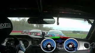 Just a KISS! Robin Burnett & Steve Esposito NASA Mid Ohio 2023 04 23 Sun Race 2 of 3