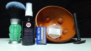 Бритьё! RazoRock Lupo, мыло KatrineDo, чаша Мужской Мир, гидролат ТДС, Frank Shaving, лезвия Big Ben