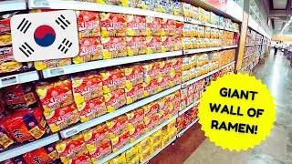Исследуем огромный корейский супермаркет! Homeplus Asiad, Пусан