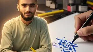 How to Use a Cut Marker for Beautiful Urdu Handwriting || Digital Creater 