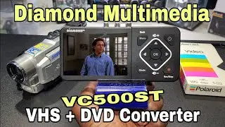 How to Convert VHS tapes to Digital MP4! (Diamond Multimedia VC500ST digital converter) from Amazon