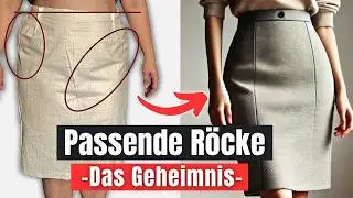 Achtung: Beachte unbedingt DAS bei der Passform von Röcken