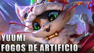 Yuumi Fogos de Artificios - Skin Spotlight COMPLETO