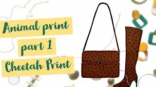 Animal Print - Part I, Cheetah 🐆 Print, #animals ,#fabricpainting ,#printdesign ,#print