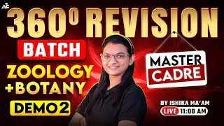 360&deg; Revision Batch | Zoology + Botany For Master Cadre 2026 | By Ishika Mam #2