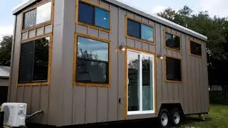 From Nomad Tiny Homes is This Custom 28' Tiny House located in Texas.