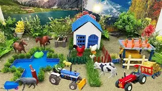 DIY Construction Science Project - Build a Water Well 2 Compartment and Mini Hand Pump With Bricks