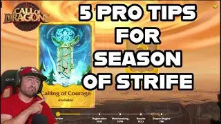 TOP 5 TIPS FOR SEASON OF STRIFE PREP!