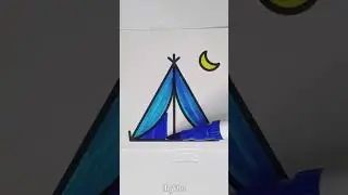 Tent 2 #oddlysatisfying #coloring #satisfying #relaxing