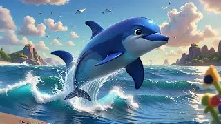 The Dolphin&rsquo;s Splashy Dance 🐬💃 | Fun Animal Story for Kids | Preschool Educational Video