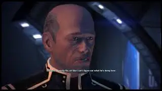Navigator Pressly Talking With Shepard About Spectre Nihlus Mass Effect Deluxe Mod Game-Play
