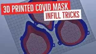 3D Printed Coronavirus masks: infill tips and tricks #covidmasks