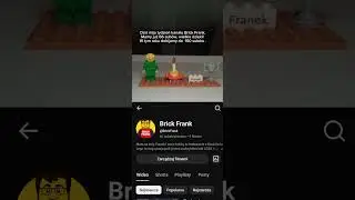 Urodziny kanału.Dzisiaj mija tydzień kanału @Brick Frank
